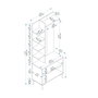 Hanah Home Julendor Soporte para Recibidor Pino Atlántico y Antracita